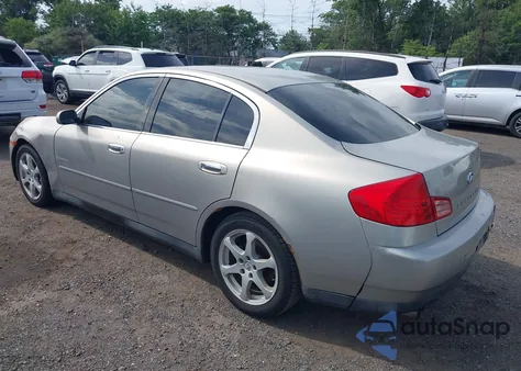 2004 Infiniti G35X z USA, uszkodzony, nr VIN JNKCV51F34M717049